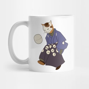 Kuniyoshi's 'Fashionable Cat Juggler with a Ball' Mug